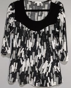 Dressbarn fun print top